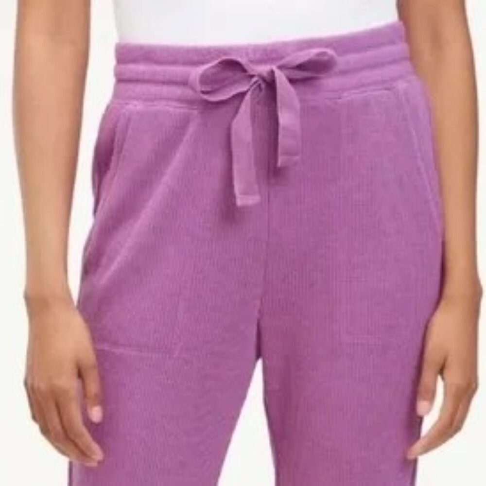 SPLENDID BRAND, Straight leg, Ankle pants, Elastic Drawstring waist, lavendar - Picture 2 of 4
